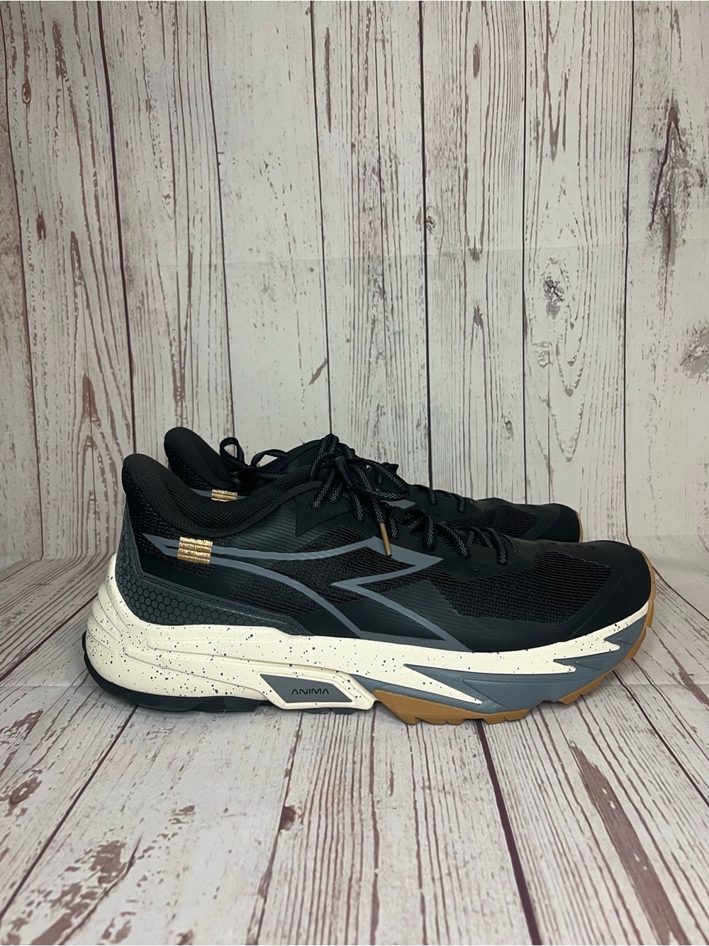 Men's Diadora Sestriere-XT 2, Black/Steel Gray/Whisper White Size 13